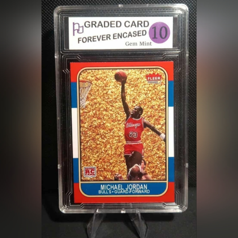 Michael Jordan Custom Fleer Rookie Card